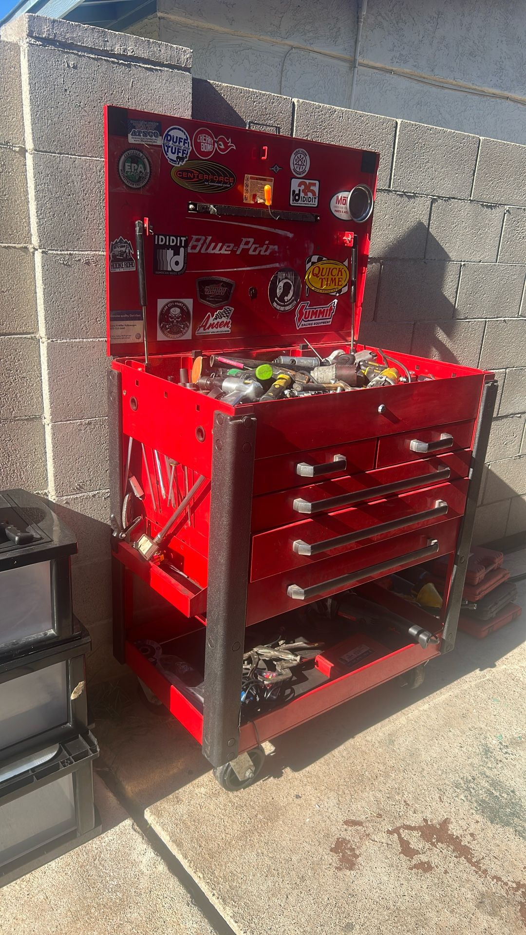 Toolbox And Tools Everything You See Tons Of Snap On 