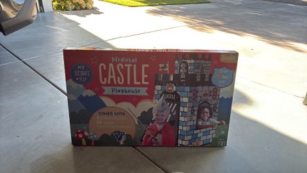 Medieval castle playhouse for kids