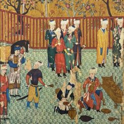 KALILA DIMNA Original Vintage Fine Art Persia Persian Print Italy 1950’s Printed Antique Collectible Ephemera HILLCREST