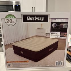 Air Mattress Queen 20" with Built-in AC Pump