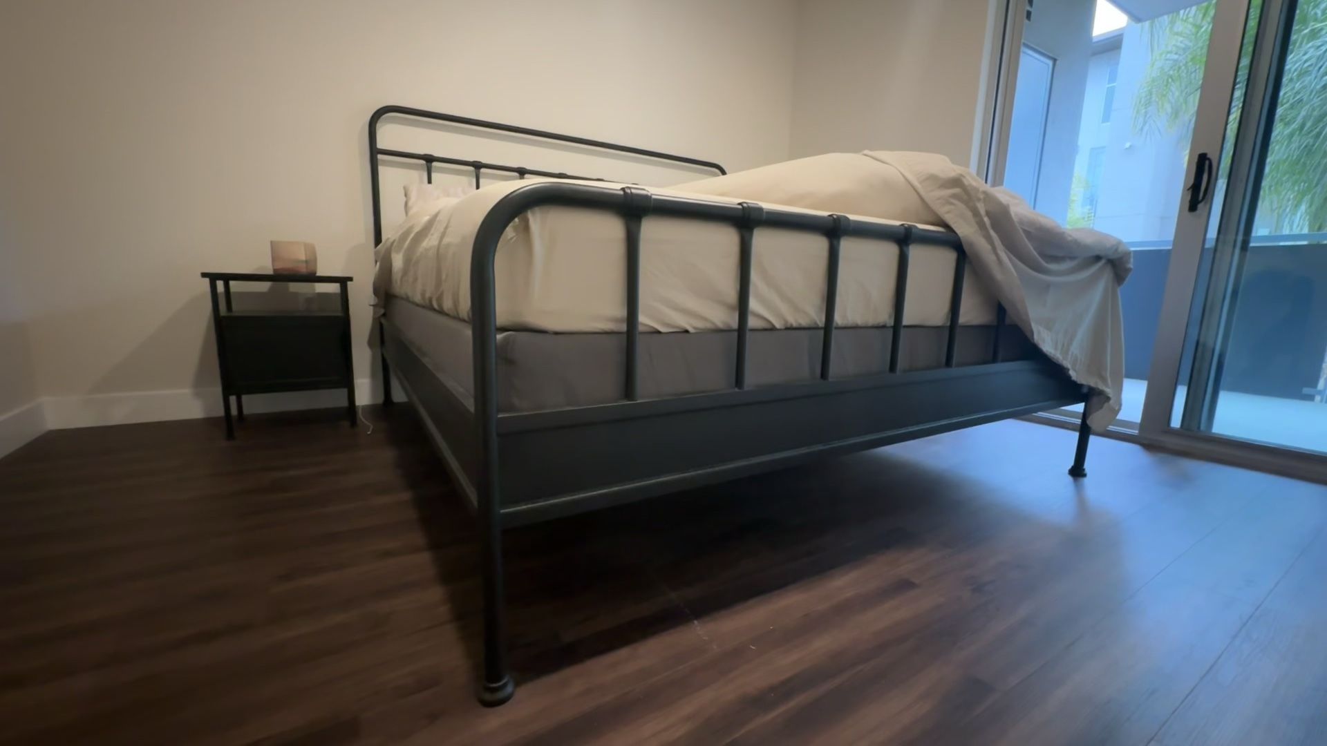 IKEA STJÄRNÖ bed frame with high bed base