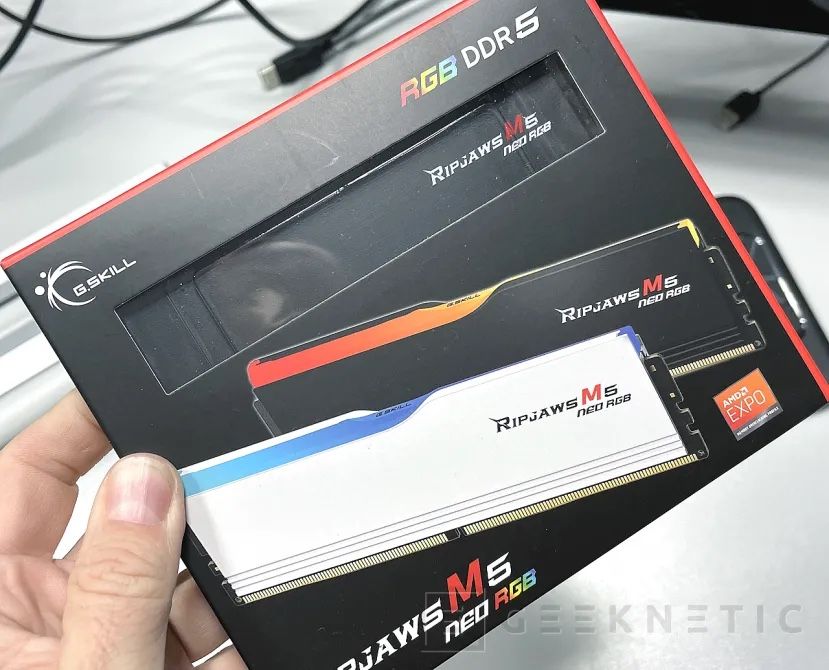 G.SKILL Ripjaws M5 Neo RGB Series 32GB (2 x 16GB) 288-Pin PC RAM DDR5 6000 (PC5 48000) Desktop Memory