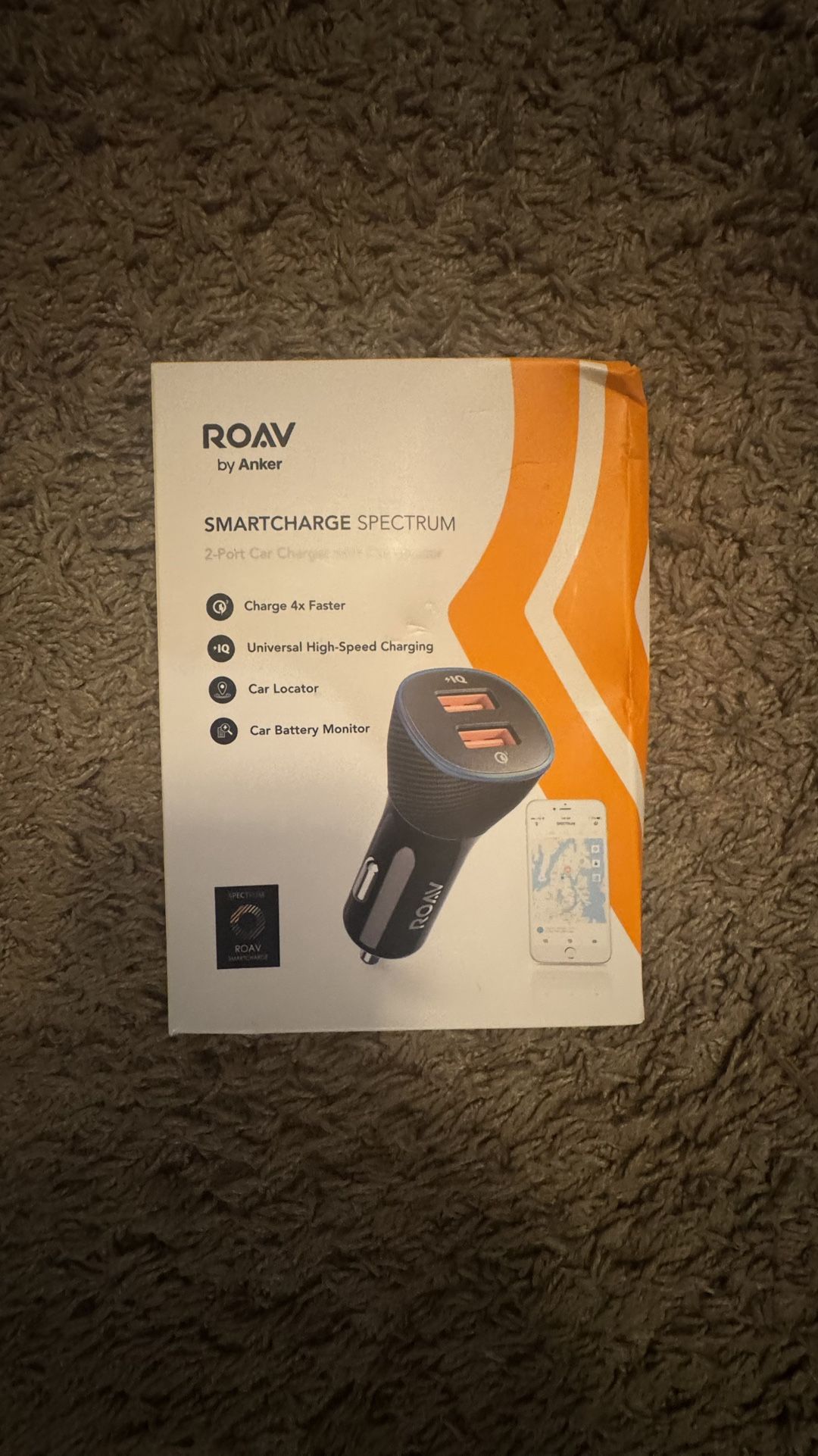 2 Port Car Charger With A Built In Car Locator/tracker