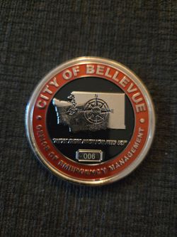 City of Bellevue Office of Emergency Management Challenge Coin #006