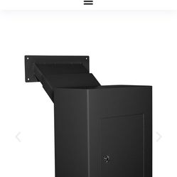 DuraBox D700 Through.... Safe Mail Box (Black)