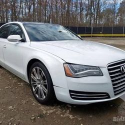 Audi A8L Quattro 2013 White 