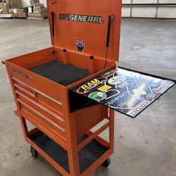 U.S. General 5 Drawer Tool Cart