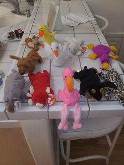 Collectible beanie babies