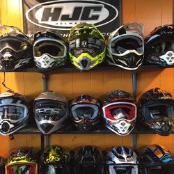 New Dot Off Road Dirt Bike Motorcycle Helmets Goggles Gloves Jerseys & More $80 & Up