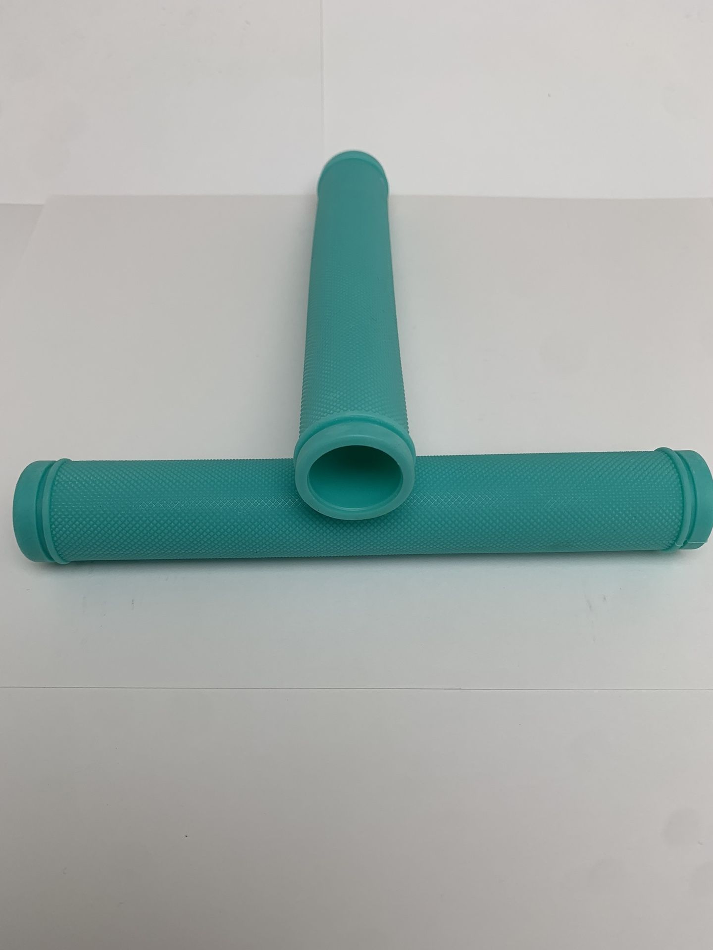 Light Blue Long Bike Grips