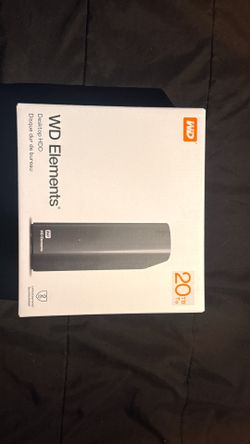 WD Elements Desktop HDD Storage - 20TB