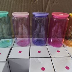 Glass Can Tumbler- Sublimation 