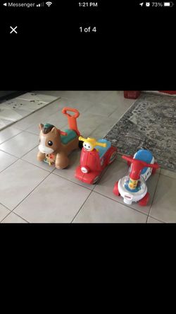 Fisher price Kids children toys scooter bike (READ)