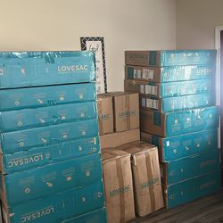 Lovesac Sectional Black Onyx Boucle