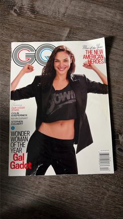GQ Magazine Gal Gadot Cover Dec 2017/Jan 2018