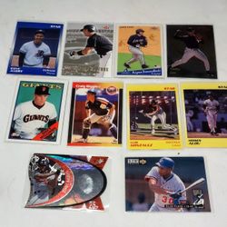 Lot Of 10 Baseball Trading Cards - Random