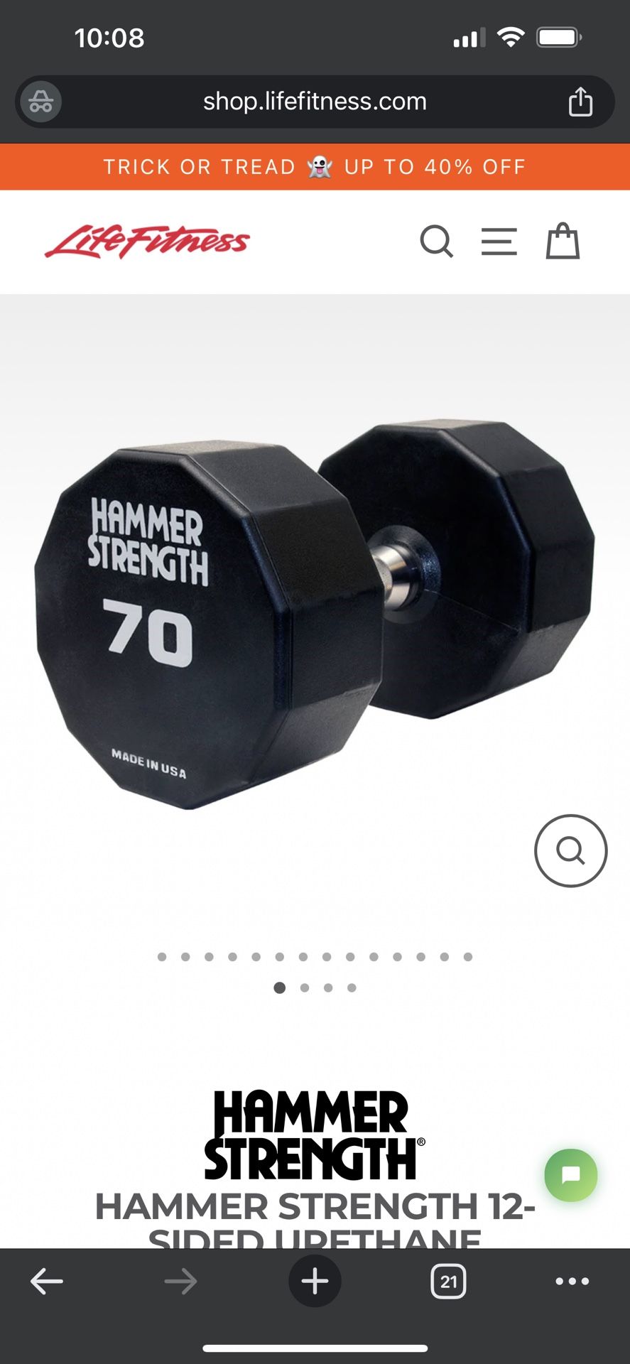 Hammer Strength New Pair Of 70 Lbs Dumbbells 140 Lbs For Sale In hammer-strength-new-pair-of-70-lbs-dumbbells-140-lbs-for-sale-in