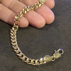 14k gold plated bracelet