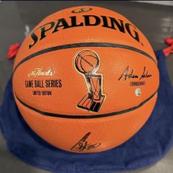 Stephen Curry Autographed Finals Basketball 
