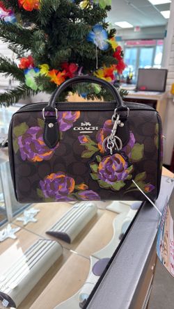 Coach floral bag