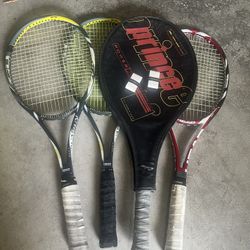 Tennis Rackets and Handle Wraps 