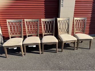 Five chairs