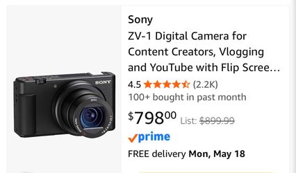 Digital Camera ZV-1 creator content bundle