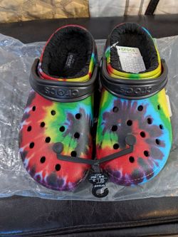 Crocs tie dye