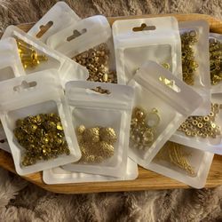 Gold Tone Jewelry Supplies $40
