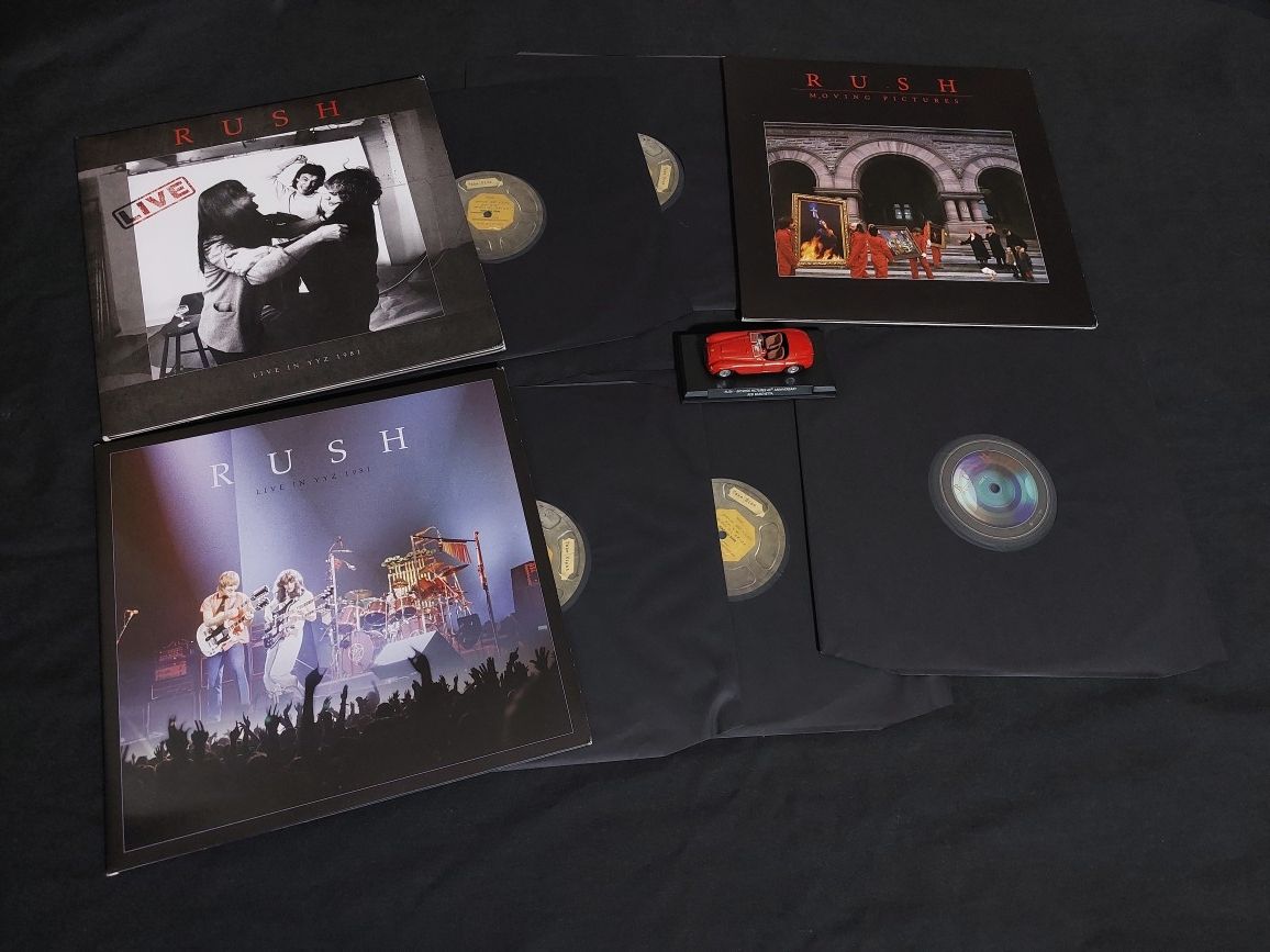 RUSH Moving Pictures (40th Anniversary) Deluxe 5 LP with Model Red Barchetta car