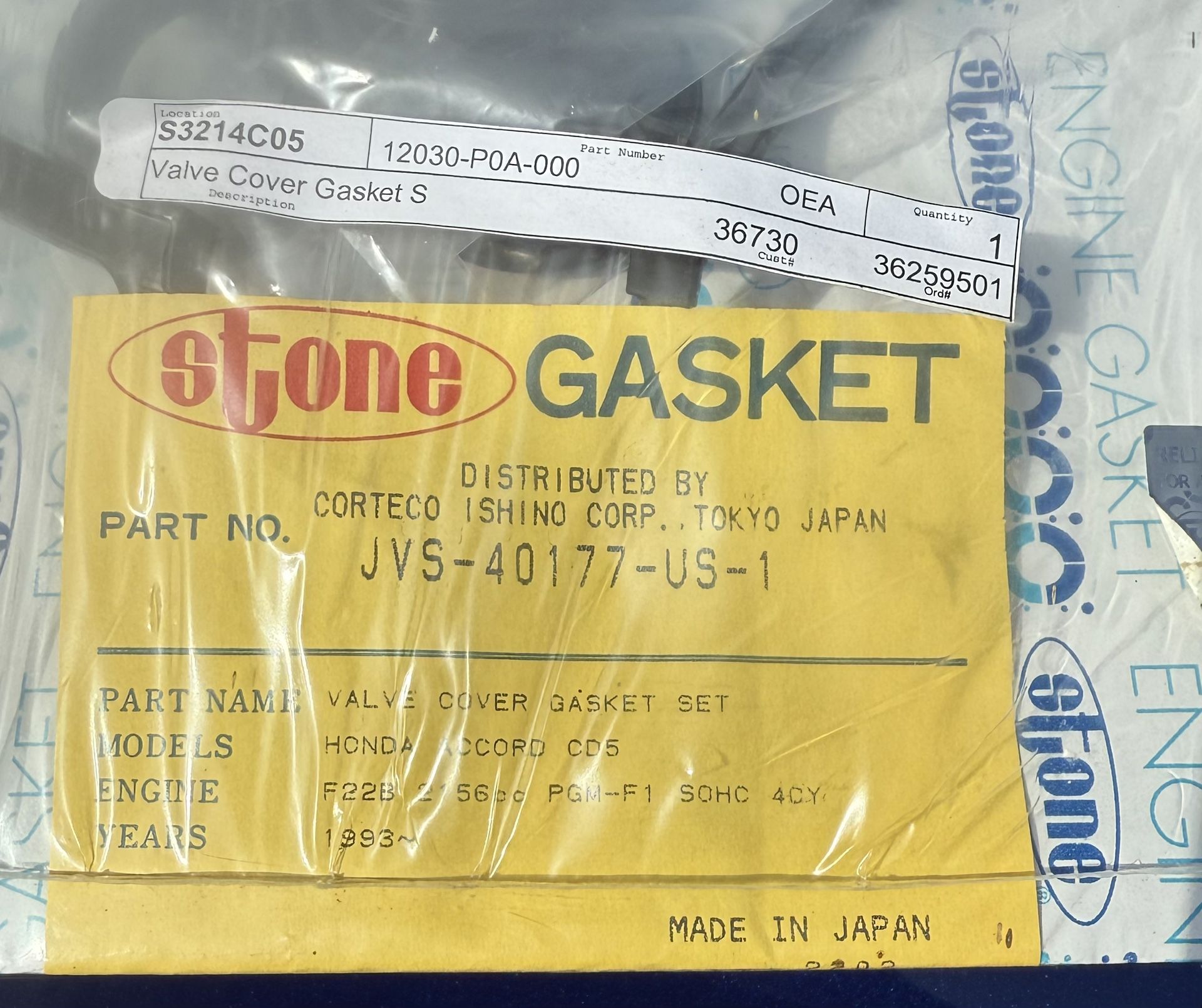 Valve Cover Gasket Set-