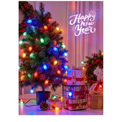 Minetom Vintage C9 LED Christmas Lights Outdoor Multicolor, 