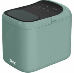 Orgo Products The Aspen Countertop Ice Maker, Bullet Ice Type, 33 lbs of Ice, Green