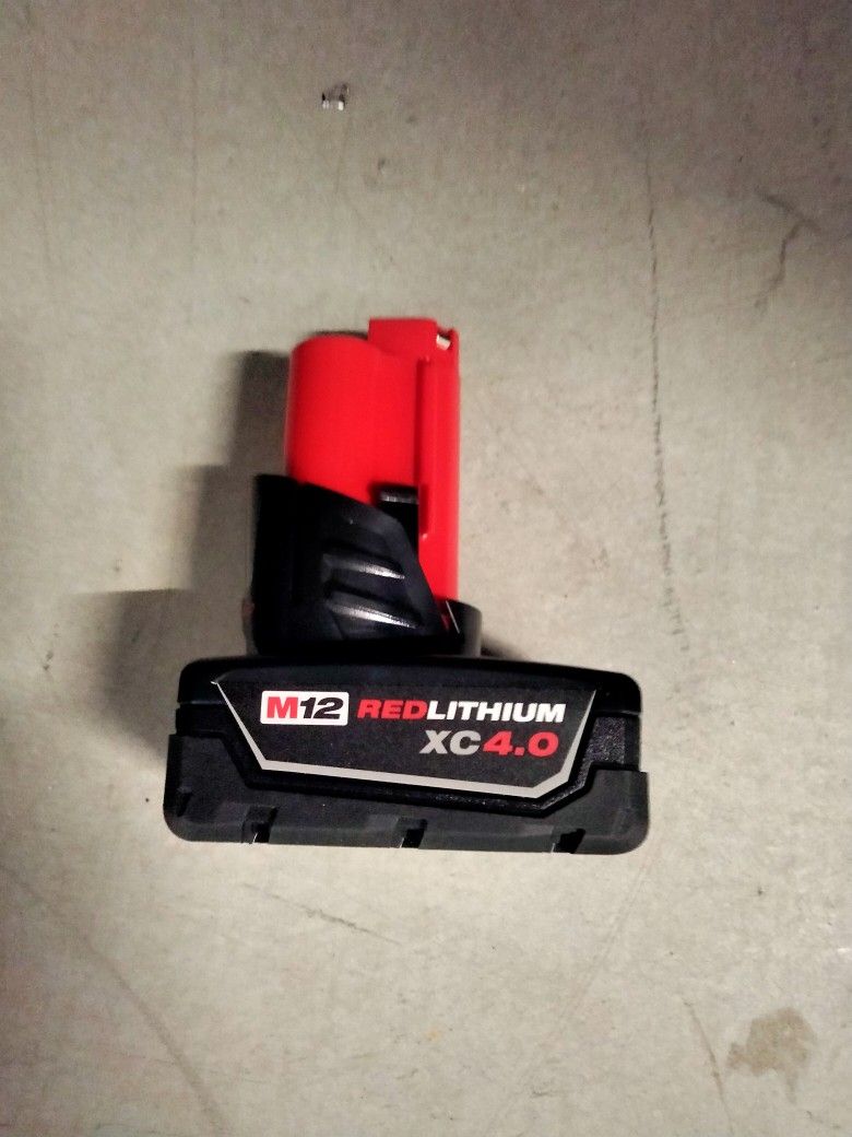 Milwaukee M12 Battery New 4.0