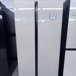SAMSUNG SIDE BY SIDE REFRIGERATOR ALL AROUND  COOLING  WITH 1 YEAR WARRANTY  1AÑO DE GARANTIA POR ESCRITO 