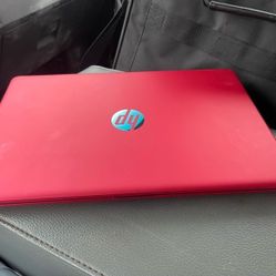 Red HP Laptop – Clean Condition
