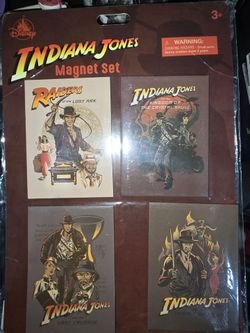 Disney Parks  Indiana Jones Magnet Set of 4