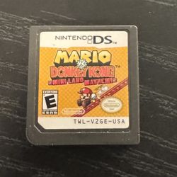 Nintendo DS Mario versus donkey Kong