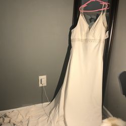 Davids Bridal Size 8 Color Ivory