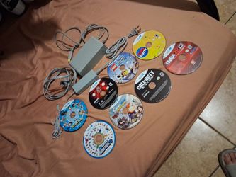 Wii u chargers and games