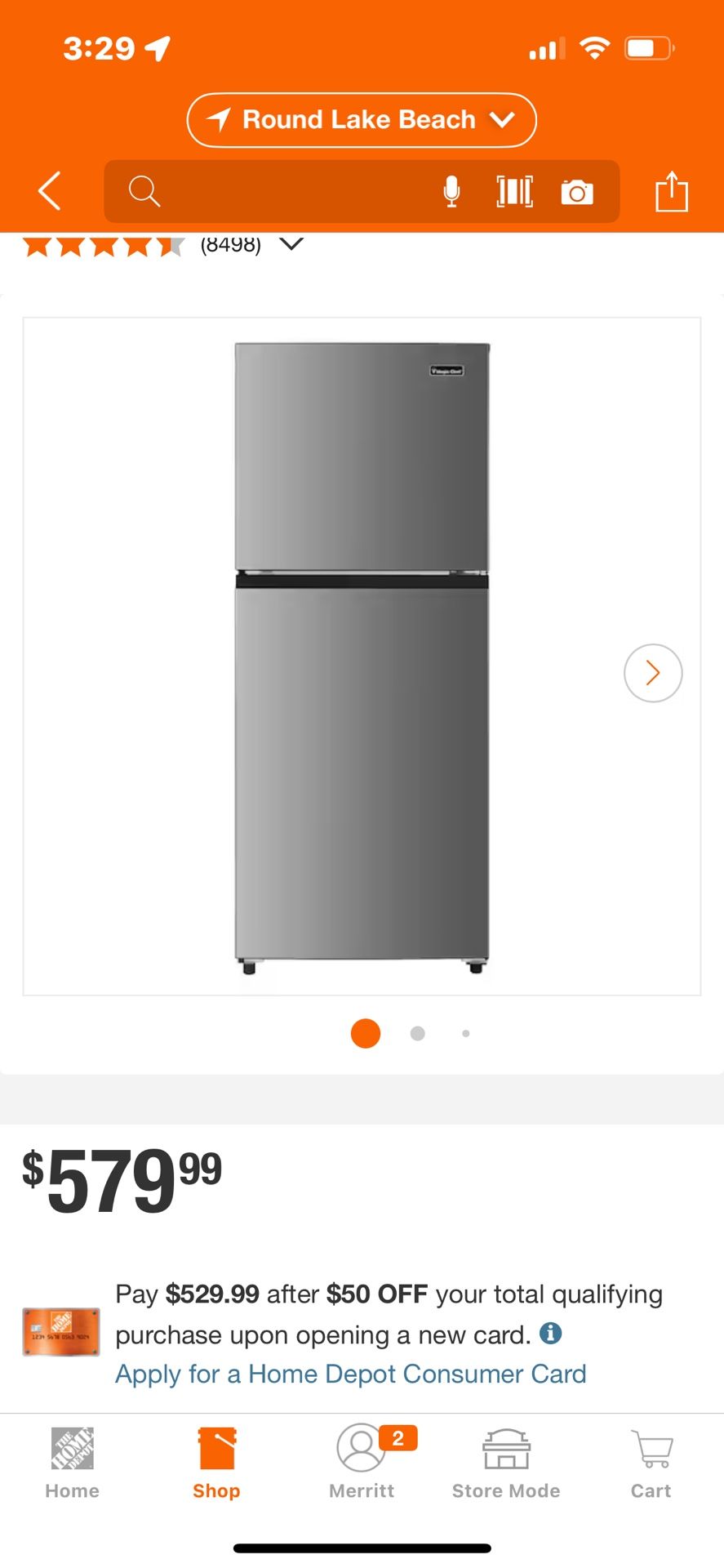 Magic chef Small Refrigerator