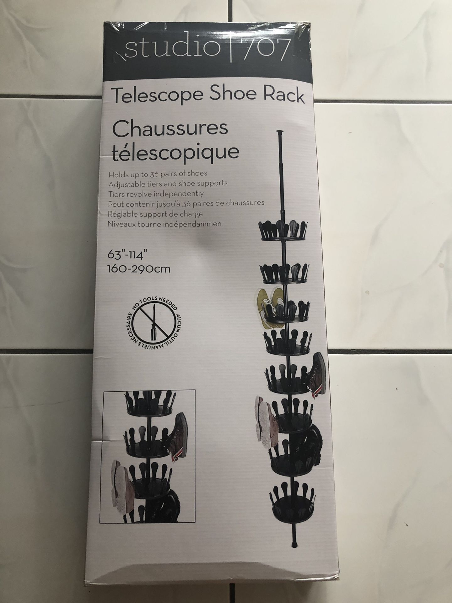 Shoe Rack - 36 pair NEW