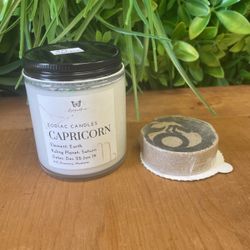 Capricorn Candle With Bath Bomb