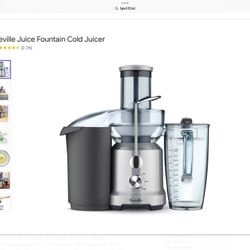 Breville Juice Fountain Cold Centrifugal Juicer - Silver (BJE430SIL)
