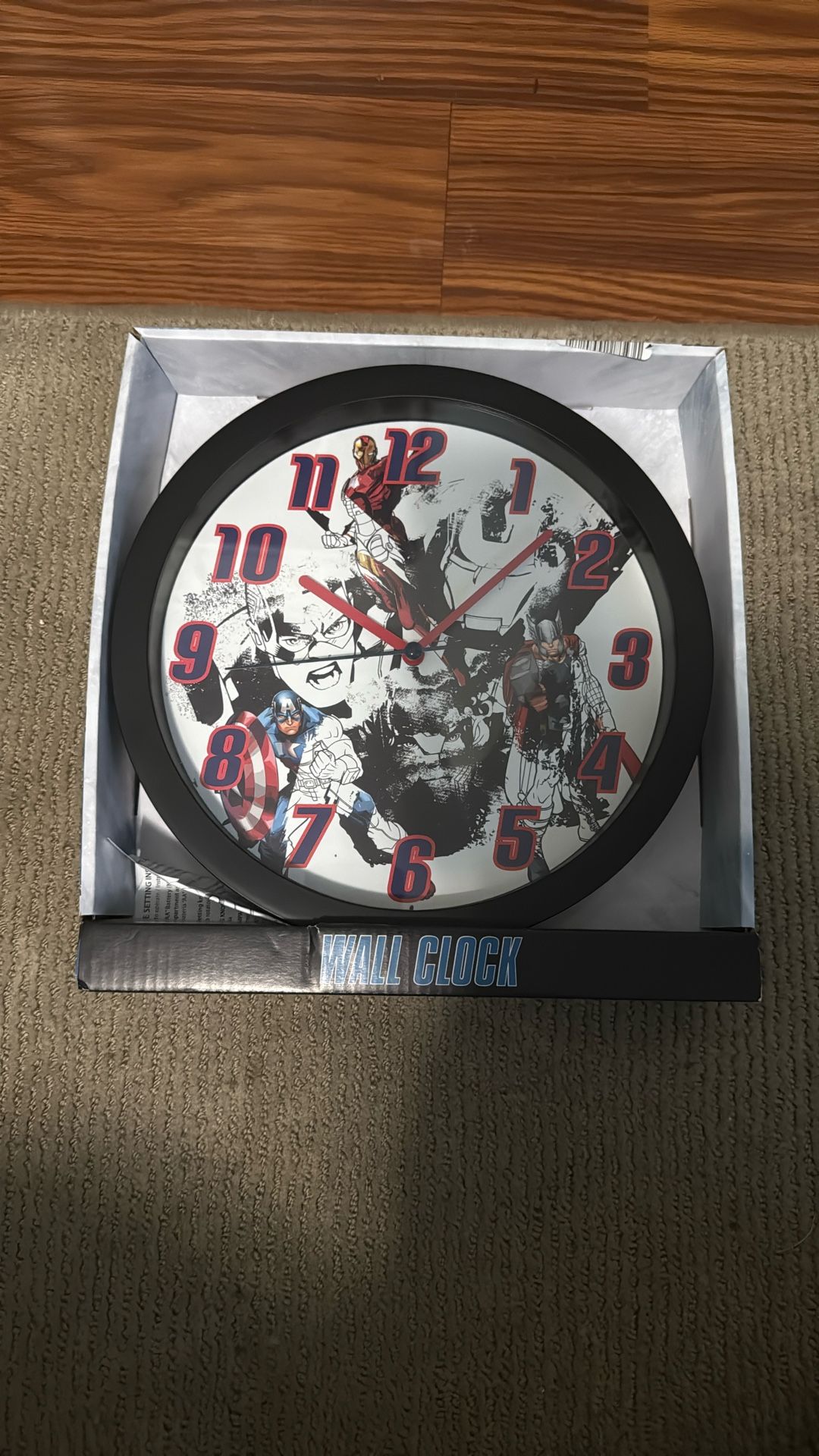 Marvel Avengers Wall Clock