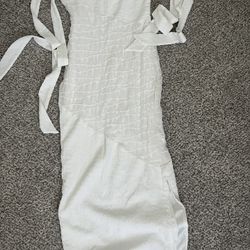 White Midi Dress