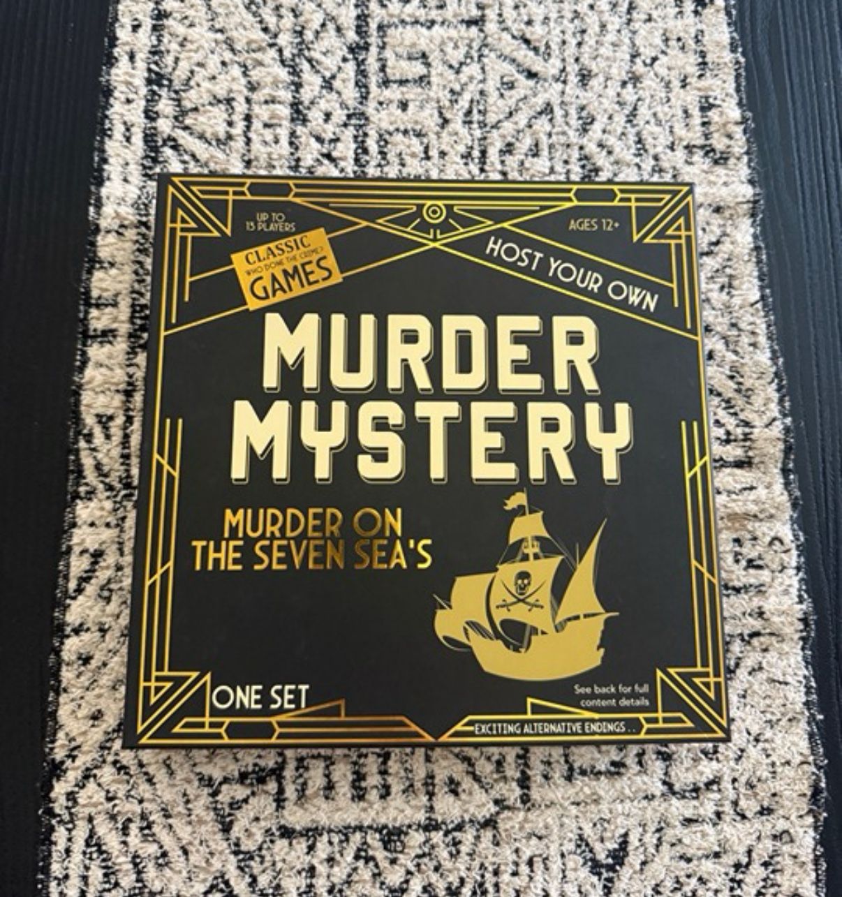 Murder Mystery Party Roleplay Game: Murder On The Seven Sea’s, NEW, Ages 12+