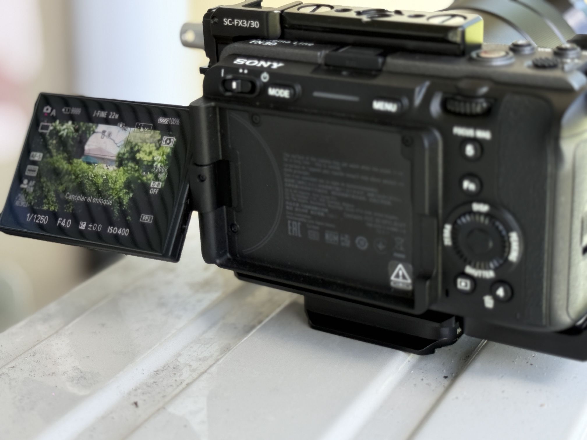 Sony fX30 Con Sony 18-105mm