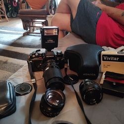 Konica autoflexTC  W/ Multiple Attachments