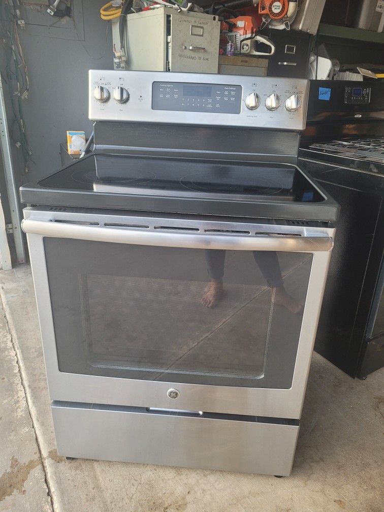 Stove GE Electric Stainless Steel With WARRANTY